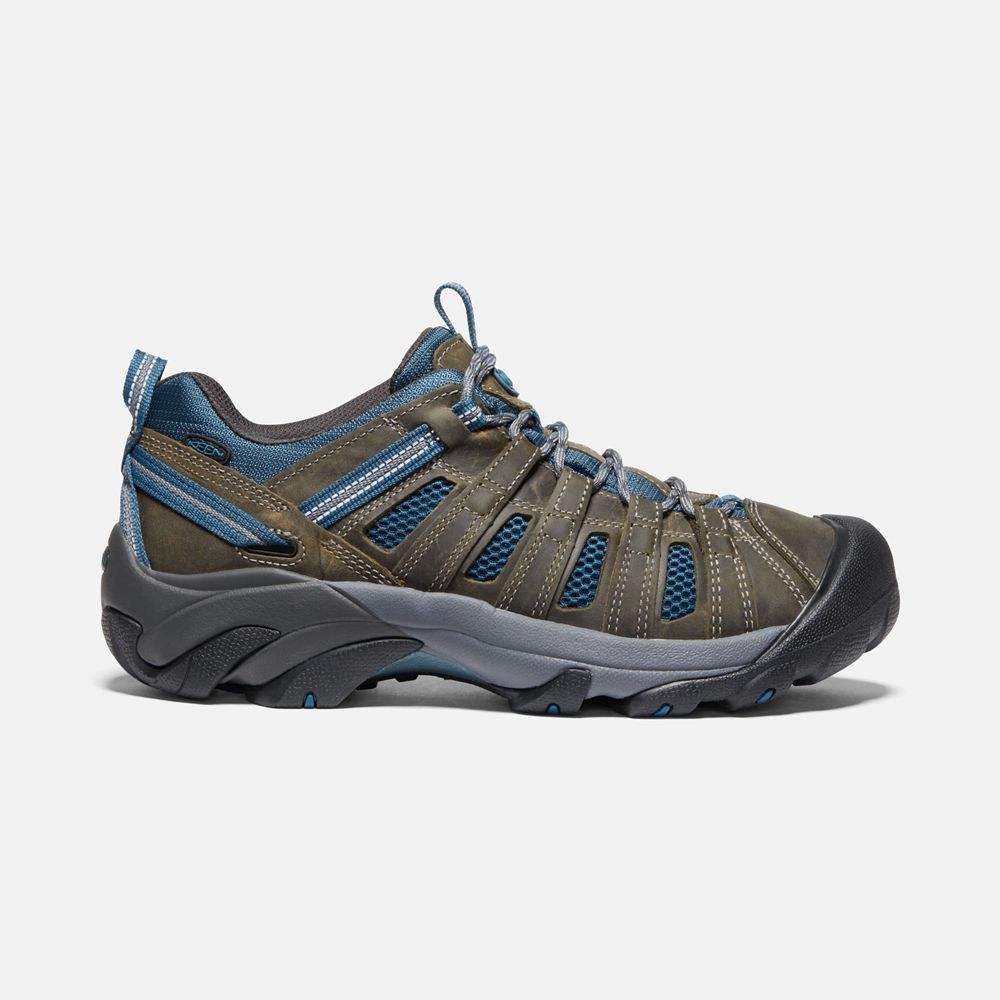 Keen Wandelschoenen Heren Blauw/Khaki - Voyageur - 81590-OACR